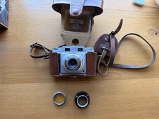 AGFA SUPER SILETTE PRONTOR-SVS Kamera & Apotar 1:3,5/45 mit Ledertasche