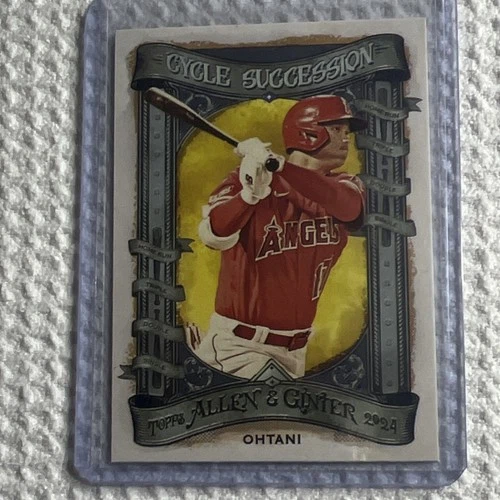 2024 Topps Allen & Ginter Cycle Succession Shohei Ohtani CS-34 MLB baseball card