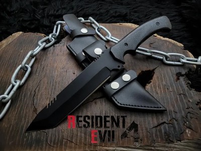 Handmade Ada Wong RE4 Replica Knife | Full Tang Cosplay Prop | Collectible Gift
