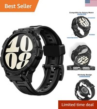 Protective Black Sport Band  Case for Galaxy Watch 6, 40mm - Stylish and Tough