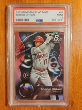 2023 Bowman Platinum Shohei Ohtani #68 LA Angels PSA 9 Mint