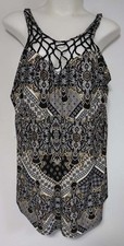 Swimsuits For All Women's Sz 20 Swimdress One Piece Slimming Tummy Control Black