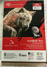 Seagate IronWolf 12TB NAS HDD 3.5" SATA 7200RPM 256MB ST12000NTZ01 Open Box