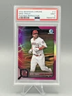 2022 Bowman Chrome - Mike Trout #13 Fuchsia Refractor #30/299 PSA Graded Mint 9!