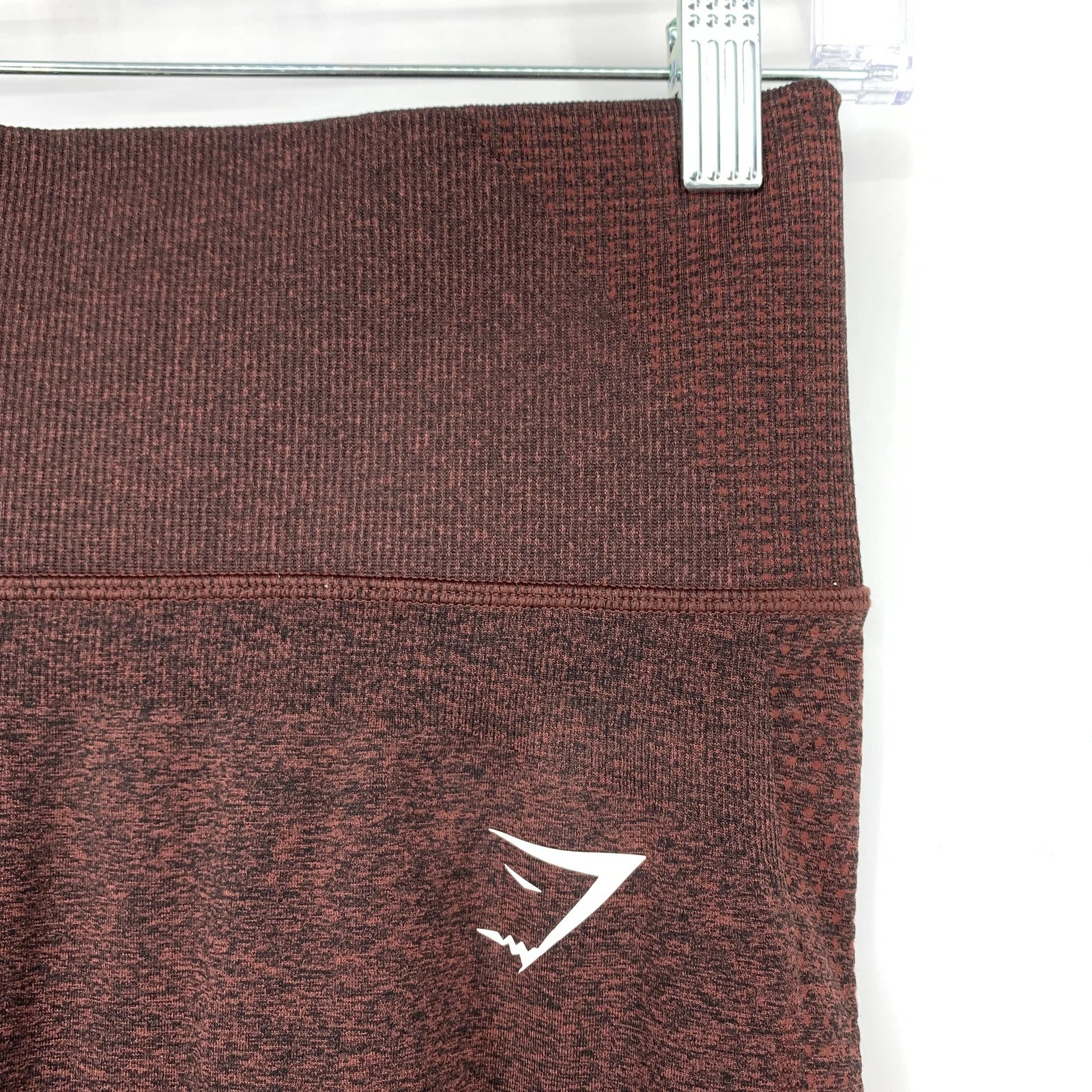 gymshark vital seamless 2.0 maroon marl leggings