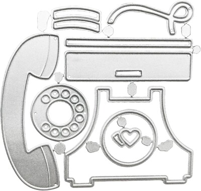 #ad #ad Telephone Die Cut for Card MakingScrapbooking Die CutsTelephone Metal Cutti... $11.96