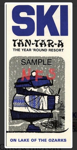 TAN-TAR-A Vtg Ski Patch Lake Ozarks MISSOURI Lost Area Resort Souvenir Travel - Picture 4 of 4