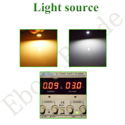 Warm White E10 Screw Mini Led Bulb Flashlight Lamp Torch Light 3V DC 2 D Cell - Foto 11