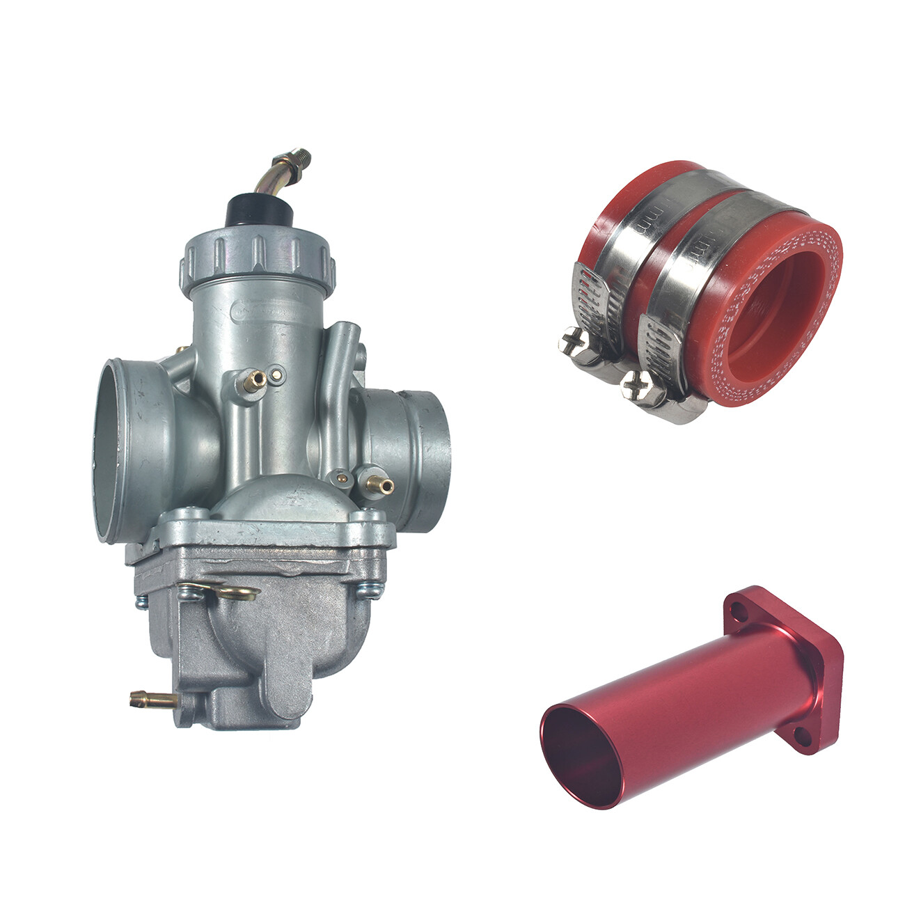 VM24 Carburetor Intake pipe Manifold Kit For 212cc GX200 196cc GX160 Go