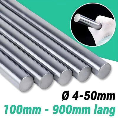 Linearwelle Ø 3 - 45mm Welle 100-900mm Achse gehärtet Präzisionswelle Chrom h6 - Image 1 of 4