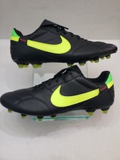 NEW Nike Premier 3 FG Leather Soccer Cleats Black/Volt HM0265-008 Men Size 12