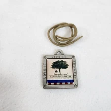 Longaberger Danforth Pewter 2003 Bee Enameled Tie On LIVE IT LOVE IT SHARE IT