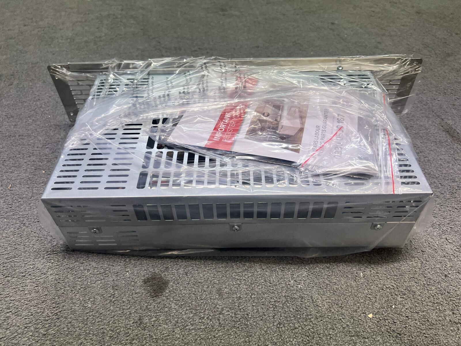 CDA APH02SS 2kW Stainless Steel Slimline Electric Kitchen Plinth Heater