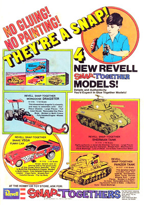 Vintage Revell Model Toy Ad Reproduction Print Advertising 17x12