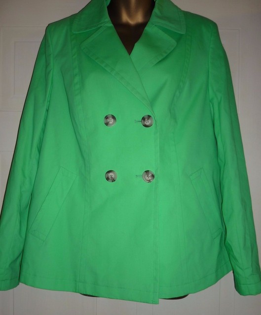 MINT Green Stormwear Jacket Trench Coat 