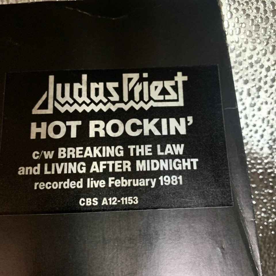 Judas Priest hot rockin 12 inch single Foto 2 de 4