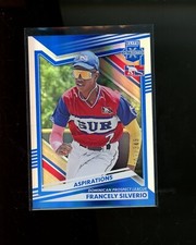 2022 Elite Extra Edition Aspirations Blue #188 Francely Silverio /349