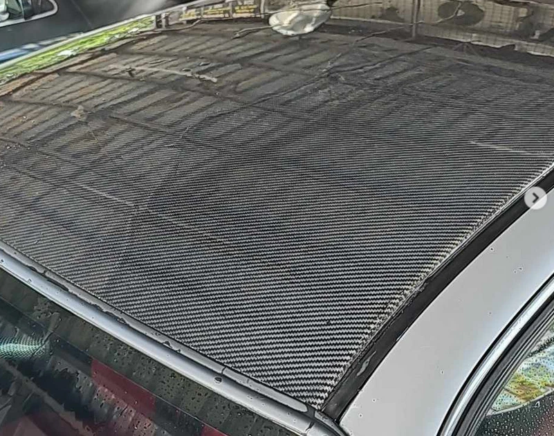 🔥 NRG Innovations techo de fibra de carbono para 96-00 Honda Civic sedán de 4 puertas EK3 Foto 4 de 4