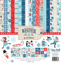 CELEBRATE WINTER Collection 12X12 Scrapbooking Kit Echo Park CW162016 New