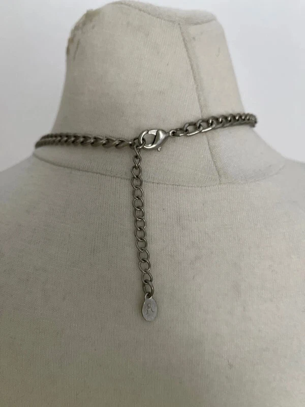 Statement kette mint türkis silber Opal - Bild 3 von 3