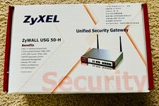 ZYXEL Unified Security Gateway - Zywall USG 50-H - Upgraded WAN Ports to 1Gig