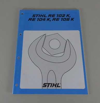 #ad Repair Manual Stihl Pressure Washer Re 102 104 106 K Stand 1993 AU $66.63