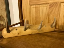 deer antler coat rack lodge cabin décor rustic hunting hunt high country arts