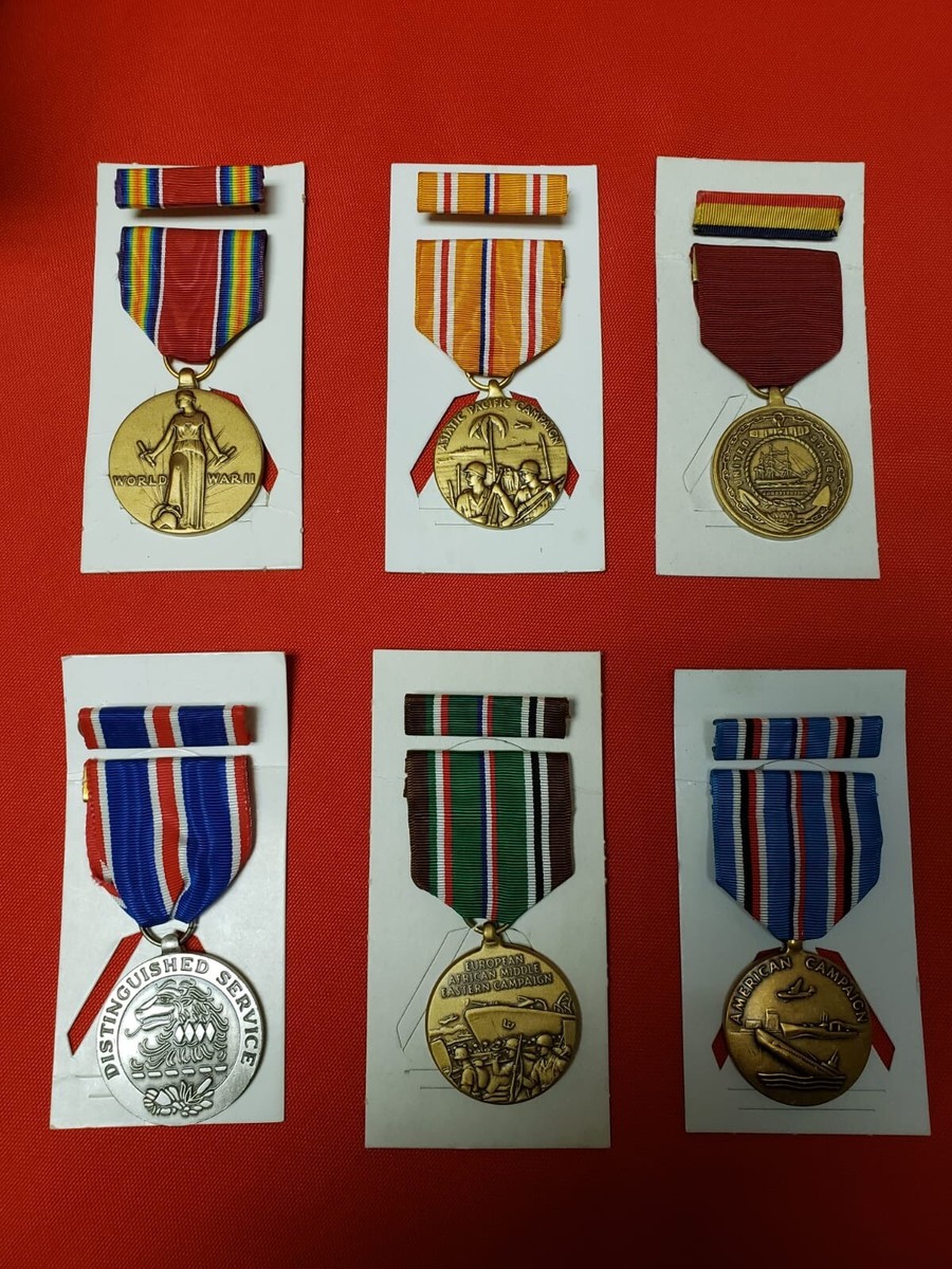 6 World Warl II Us Navy Medals | eBay