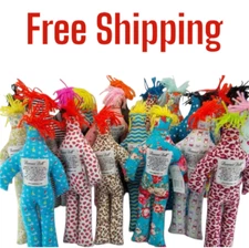 1PCs Random Pattern Color Stress Relief 12" Dammit Doll Plush Kids Toy Gift