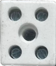 4x  2 Way DP Porcelain Ceramic Connector Terminal block SI-CPO-15A-2P /E2UK