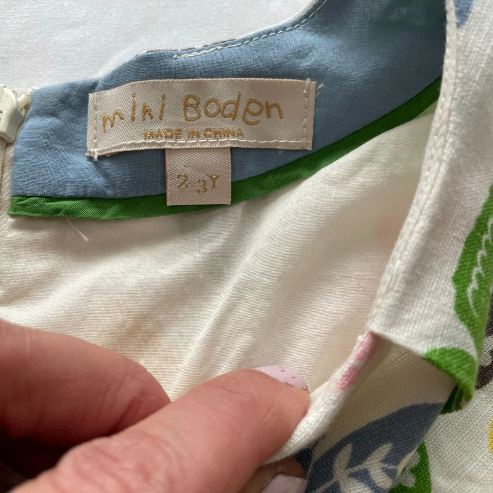 Mini Boden Butterfly Dress size 2-3Y Foto 4 de 4