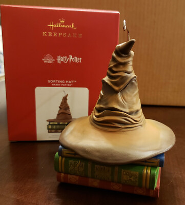 SORTING HAT Harry Potter ornament with Sound and Motion 2021 Hallmark Ornament 