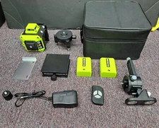 #Susbie Laser Level 3x360 Cross Line Laser for Construction 12 Green Lasers open