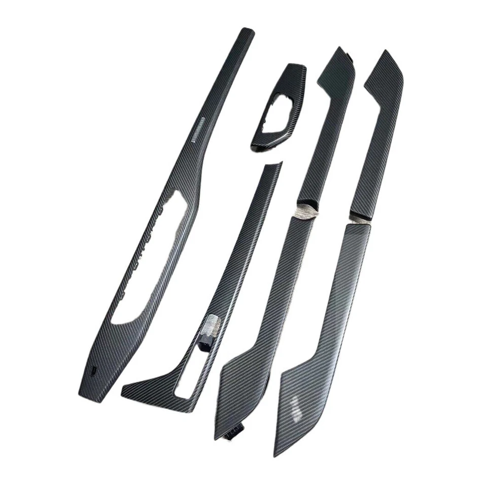 For Audi A4 A5 S4 S5 RS5 2017-23 Matte Carbon Fiber Inner Door Panel Cover Trim - Image 3 of 4