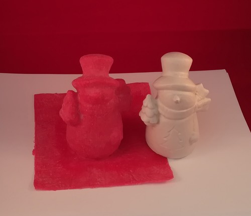 Handgemachte Latexgießform Gießform Betongießform Weihnachten Schneemann (064) - Bild 3 von 8