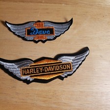 Harley Davidson Sew On Patch Wings