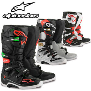 Alpinestars Men's Size 13 Boots Tech 1 White MX Offroad Race Enduro