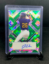 JOEY WIEMER 2022 Leaf Metal Green Crystal Proof Prospect Auto RC /1 - ONE OF ONE