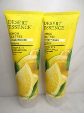 DESERT ESSENCE LEMON TEA TREE CONDITIONER CLARIFYING 8 OZ NWOB LOT OF 2