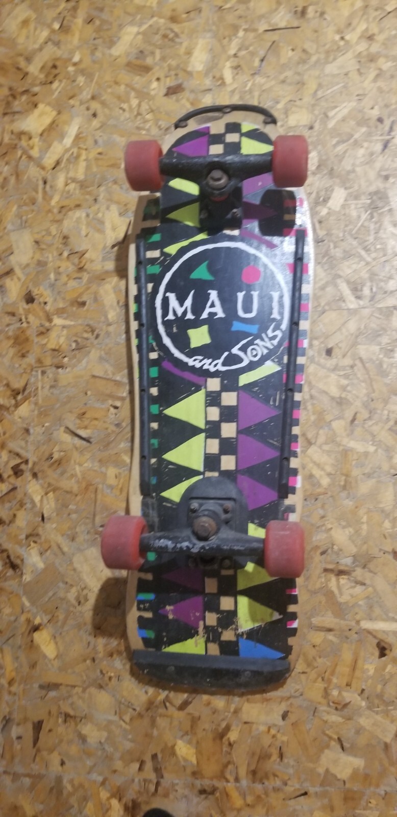 Maui And Sons Vintage Skateboard 1990's image 2