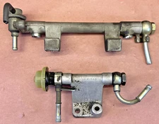 86 Mazda RX7 Fuel Rail Assembly Pair Primary Secondary w/ Pressure 13B 86-88