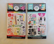 2 Mambi Happy Planner Sticker Books Create 365 COLOR STORY RAINBOW, 1599 Pcs