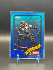 2025 Topps Chrome Marvel NICK FURY #193 Blue Refractor (209) /299 RAW
