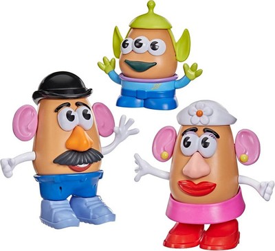 Potato Head Toy Story Yam Fam Set with Mr, Mrs, and Alien Tot, Toddler and Presc