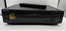 Sony SLV-660HF VCR 4 Head HiFi VHS Video Cassette Recorder Player Remote Tested