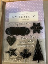 Close to my Heart-My Acrylix Clear Polymer Stamp set-D1498--CELEBRATION-BEST WIS