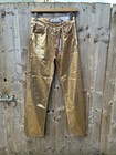 STRADIVARIUS GOLD COATED STRAIGHT LEG JEANS SIZE 6 8 BNWT