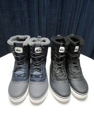 Quicksilver Mens Boots Sub Zero Hi, Water Resistant Snow 3M Thinsulate Sz 12 New