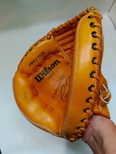 Wilson A2507 Pro Catcher  s Mitt Brown Leather Baseball Glove Made in Korea