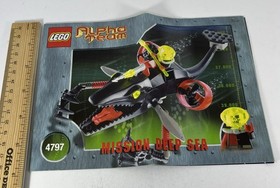 Lego Alpha Team #4797 Mission Deep Sea Instruction Manual Guide Only